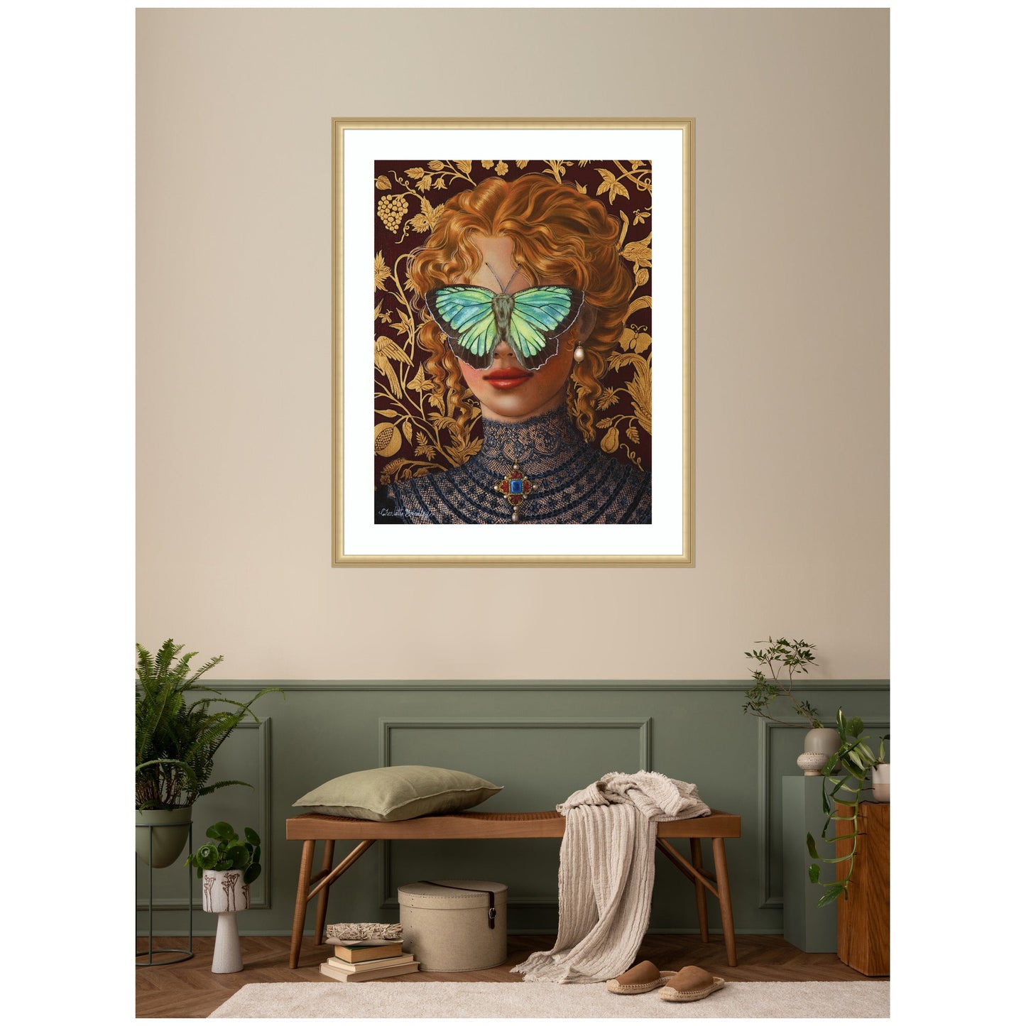 Cassandra by Charlotte Brindley Framed Wall Art Print