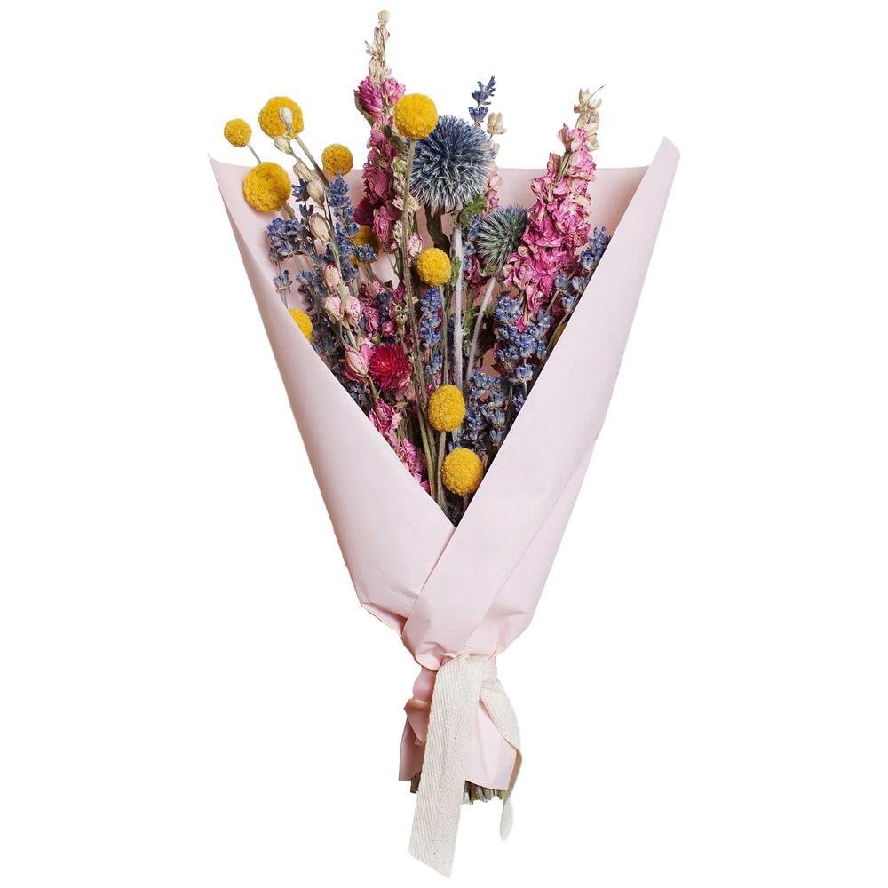 Lizard & Bug Bright Field Dried Flower Bouquet by Idlewild Floral Co.