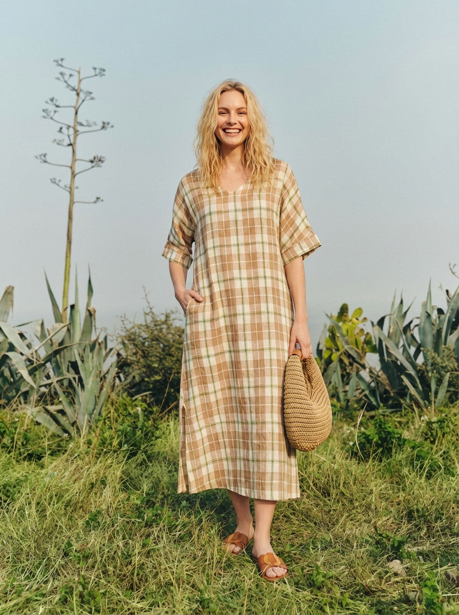 Round Crochet Woven Handheld Straw Bag