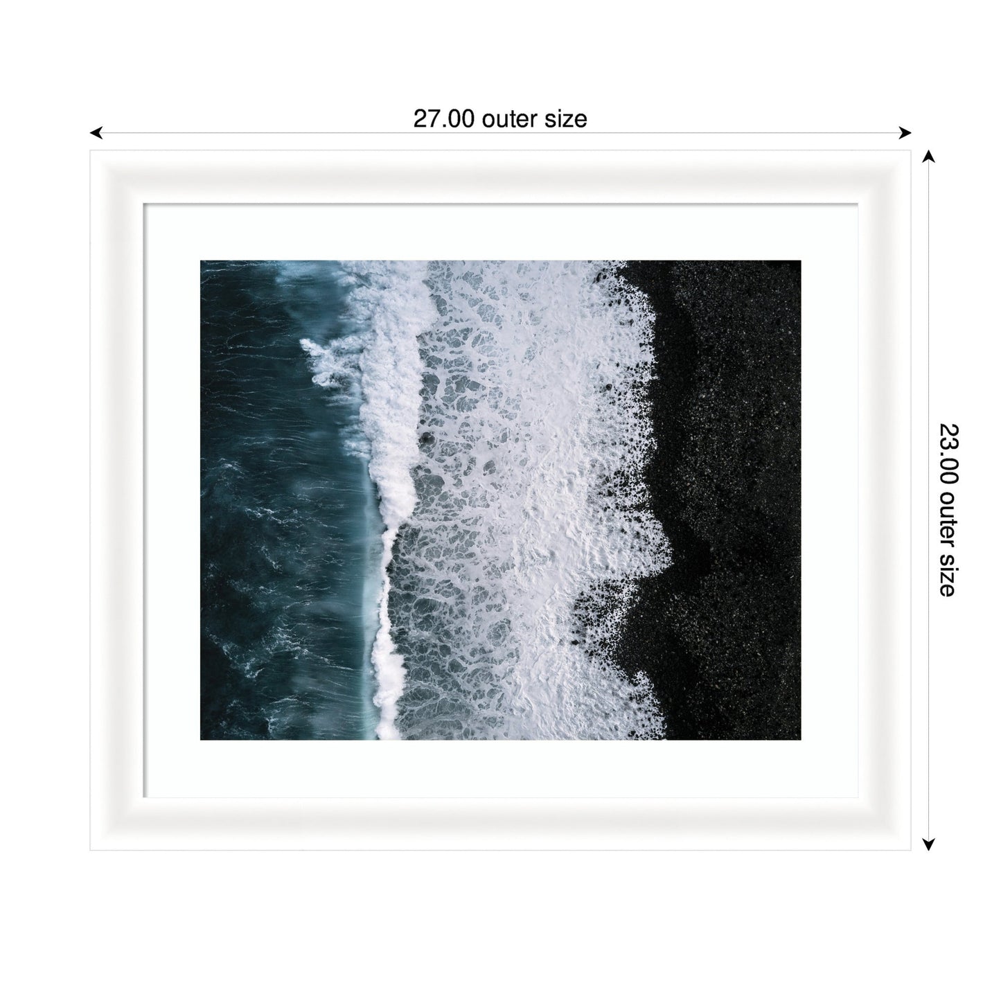Limited Edition Ocean Waves on the Black Beach in Iceland by Michael Schauer