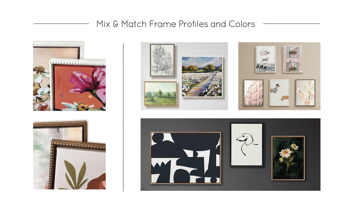 Sylvie Intensity No. 1 and 2 Framed Canvas Art Set by Erika Wynn (Set of 2)