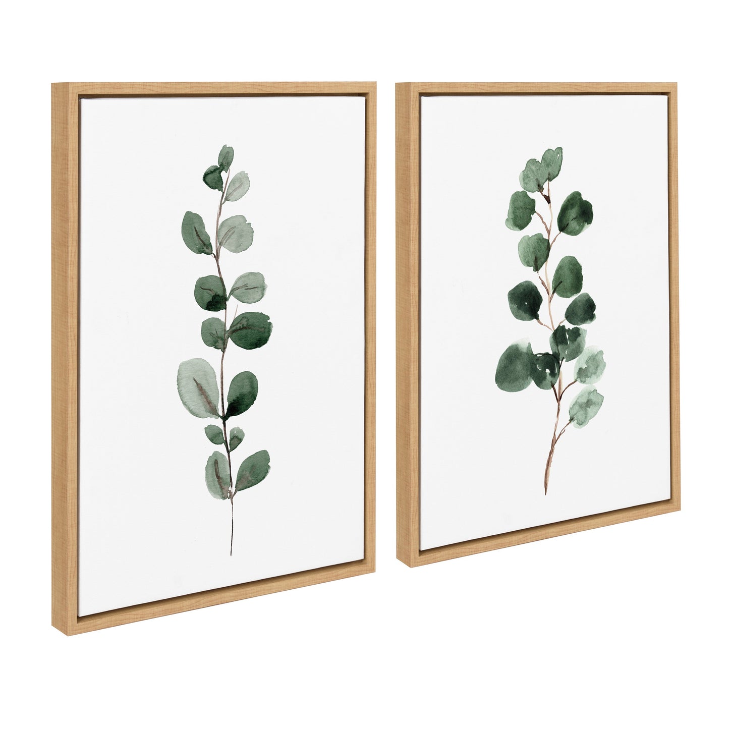 Eucalyptus Framed Canvas Set by Maja Mitrovic