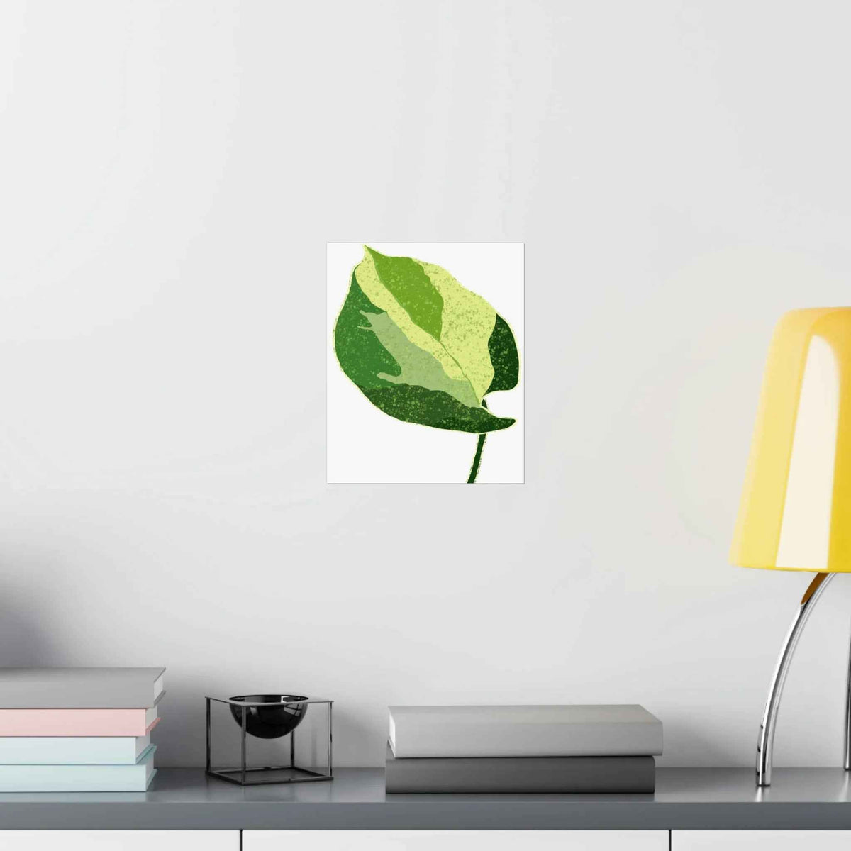 Manjula Pothos Illustrated Botanical Print – Unframed Wall Art