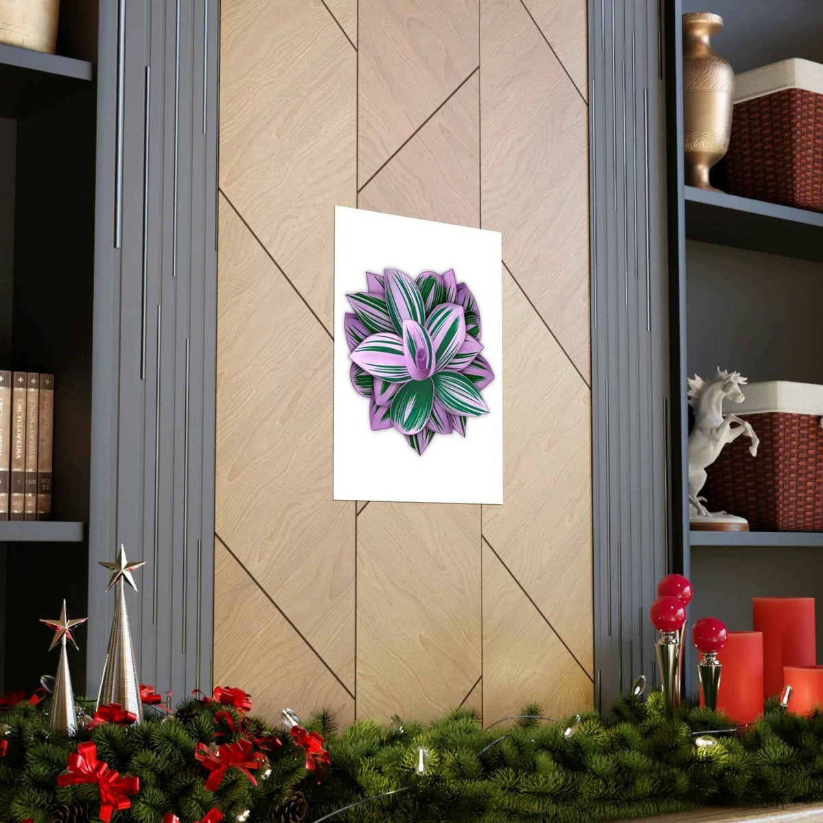 Tradescantia Nanouk Botanical Print – Unframed Wall Art