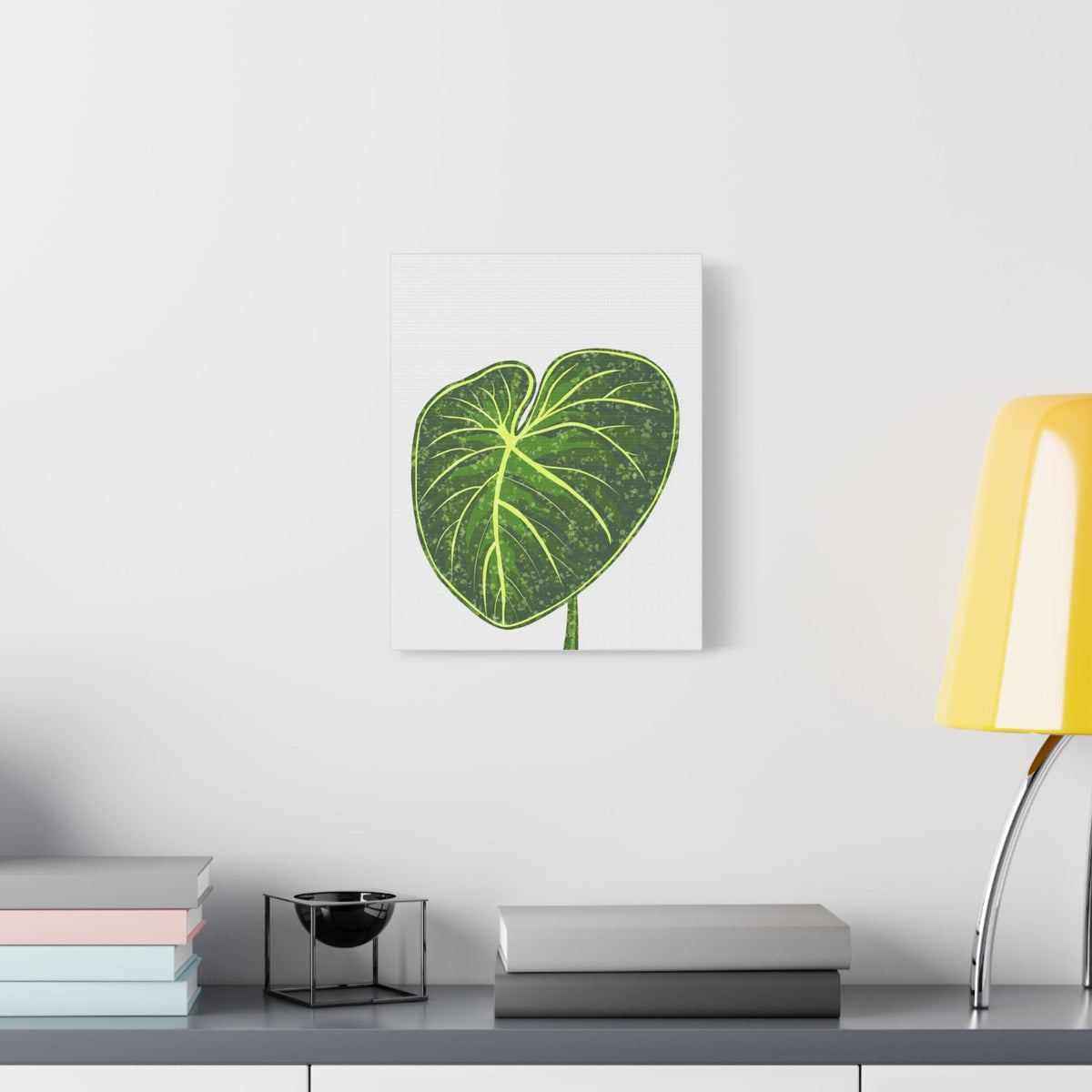 Philodendron Gloriosum Canvas Print – Botanical Wall Art