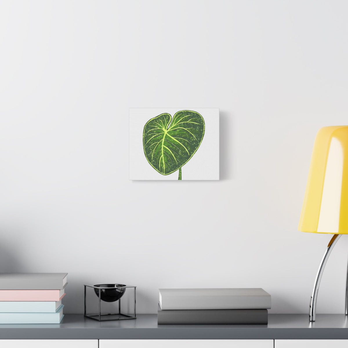 Philodendron Gloriosum Canvas Print – Botanical Wall Art