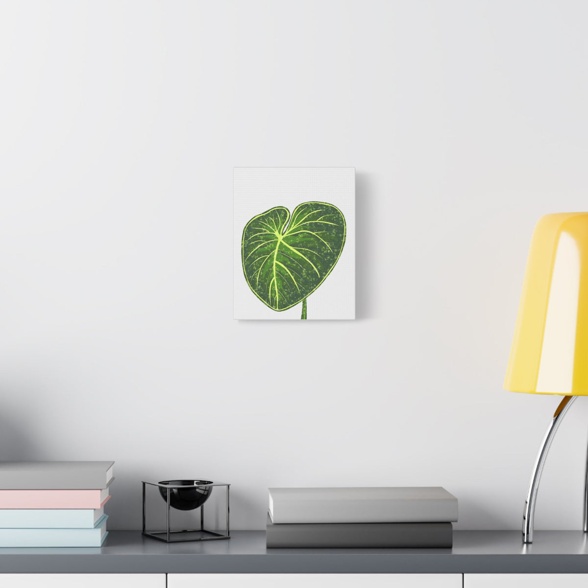 Philodendron Gloriosum Canvas Print – Botanical Wall Art