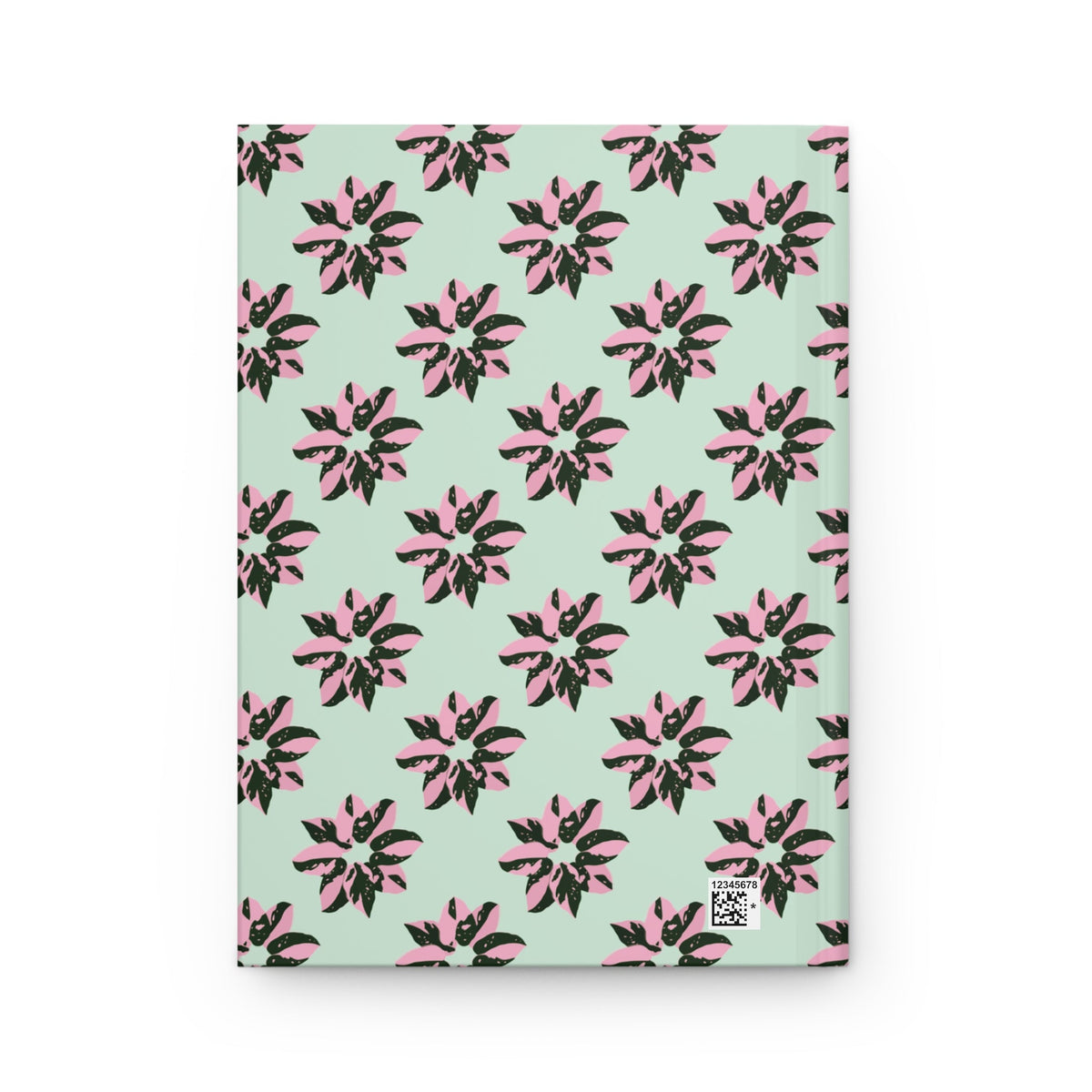 Pink Princess Philodendron Pattern Hardcover Journal