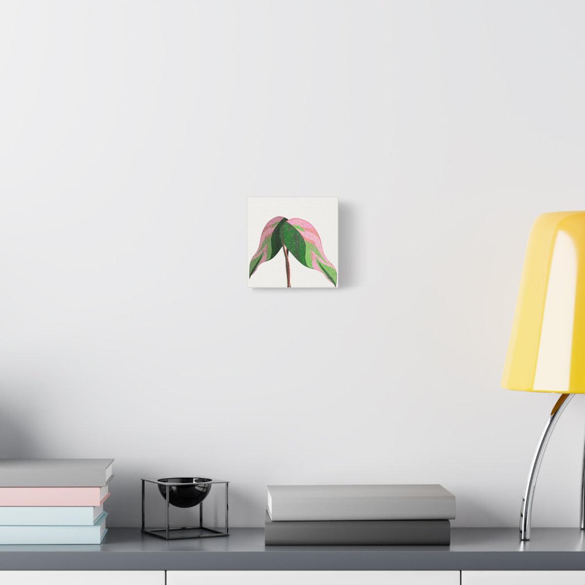 Pink Princess Philodendron Canvas Print – Botanical Wall Art