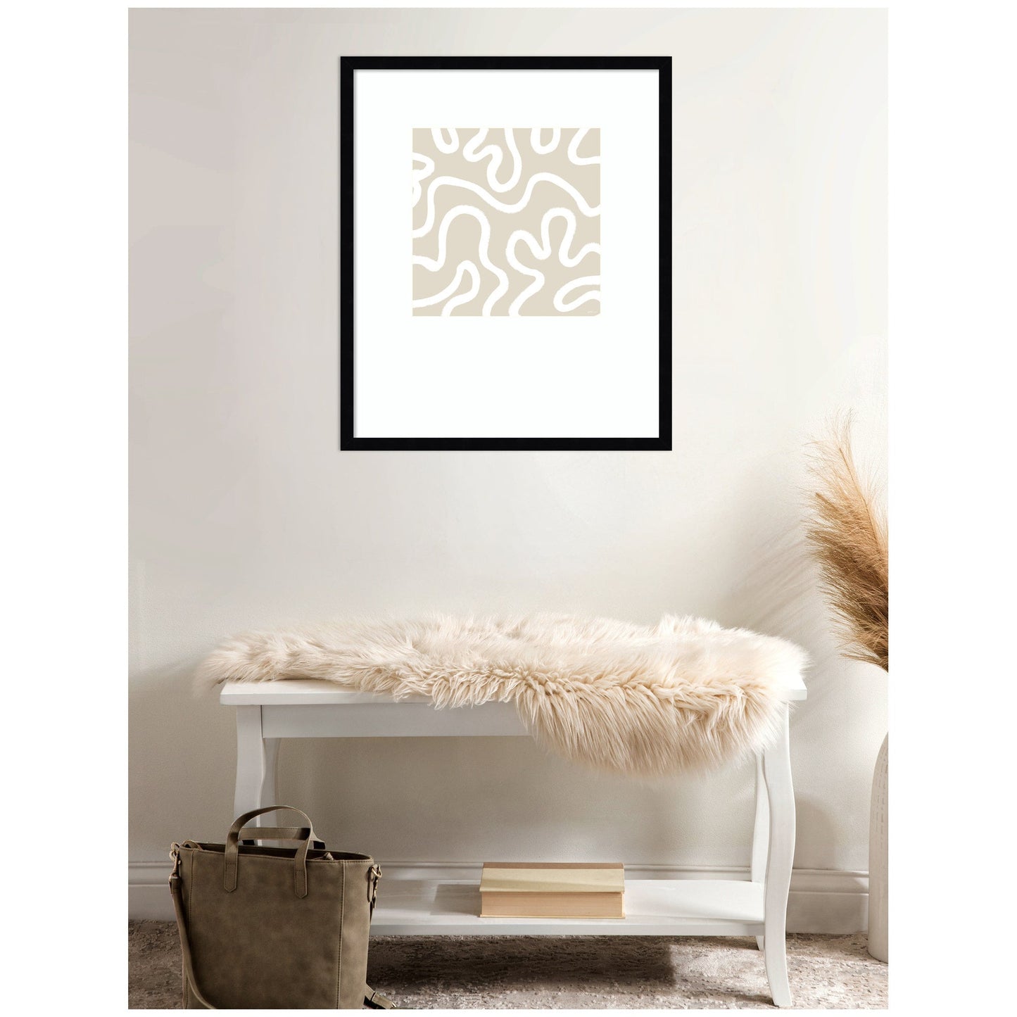 Organic Figures by Gabrielly Guedes Framed Wall Art Print