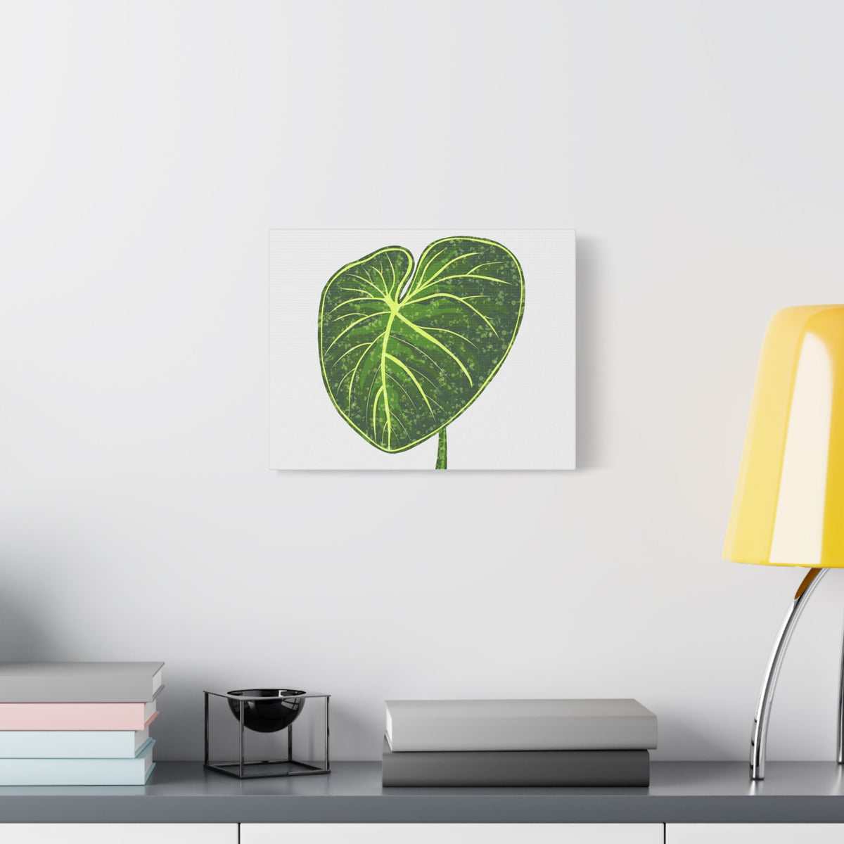Philodendron Gloriosum Canvas Print – Botanical Wall Art