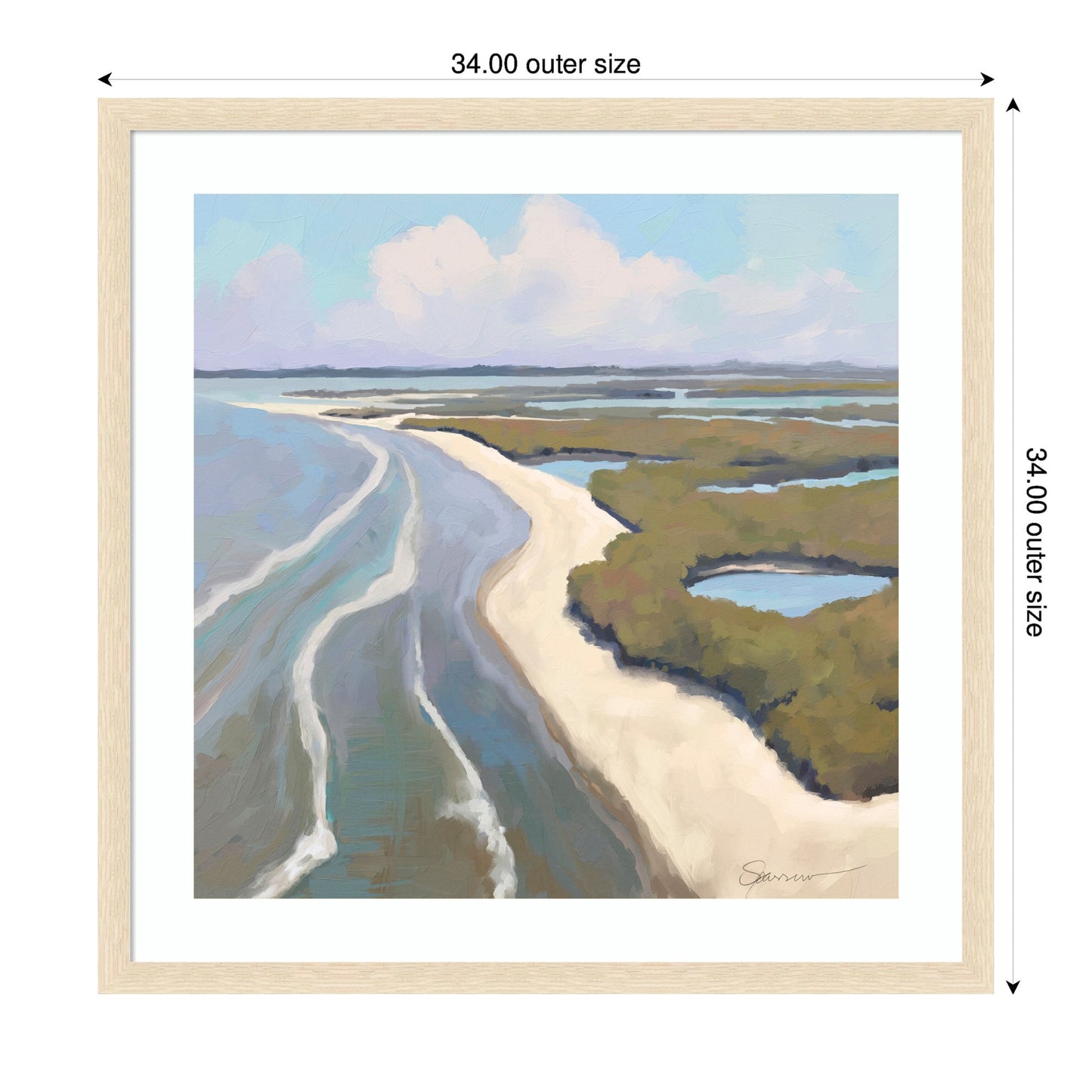 Framed Art Coastal Visions by Mary Sparrow