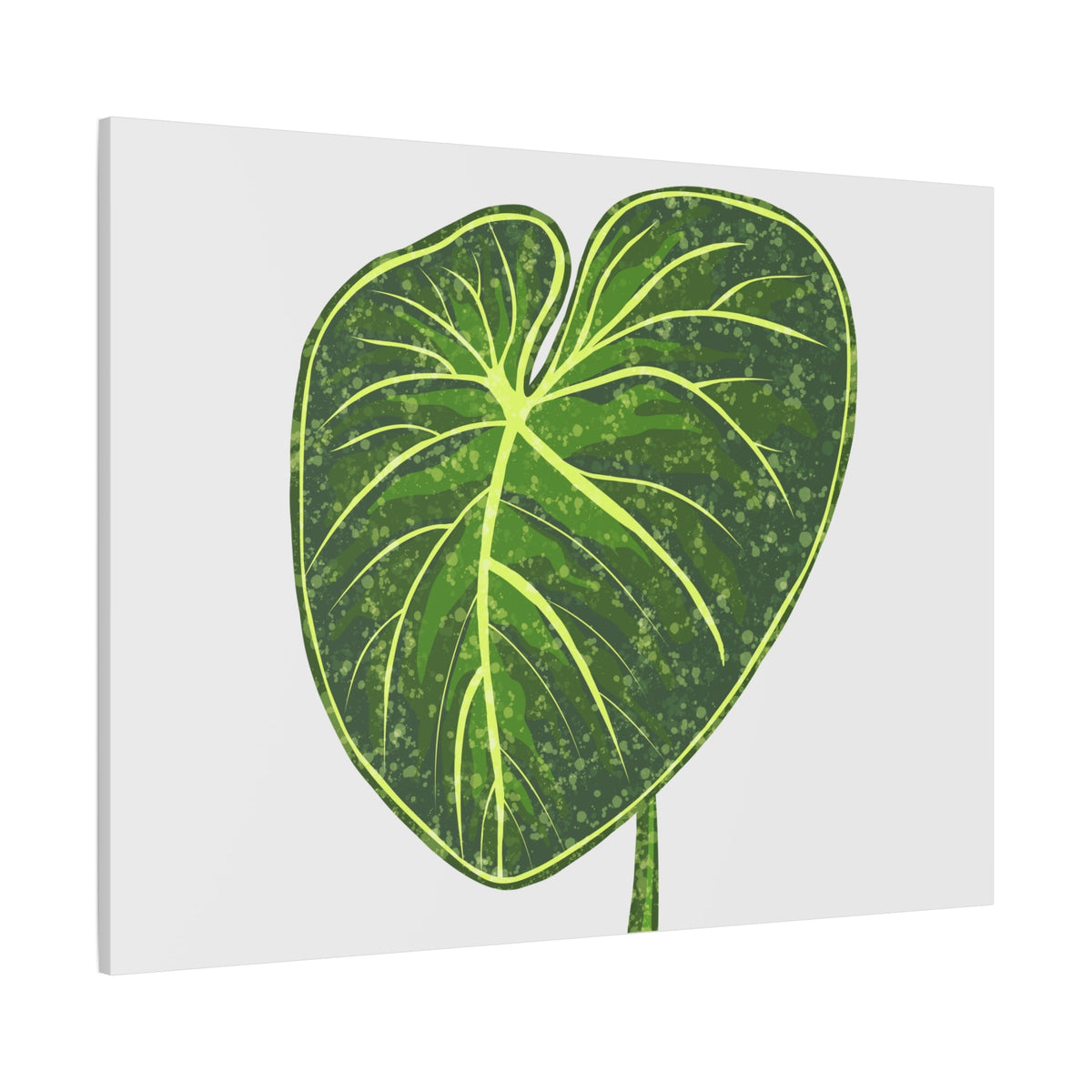 Philodendron Gloriosum Canvas Print – Botanical Wall Art