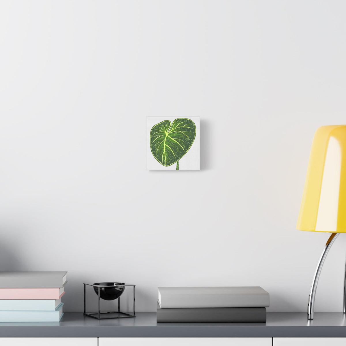 Philodendron Gloriosum Canvas Print – Botanical Wall Art