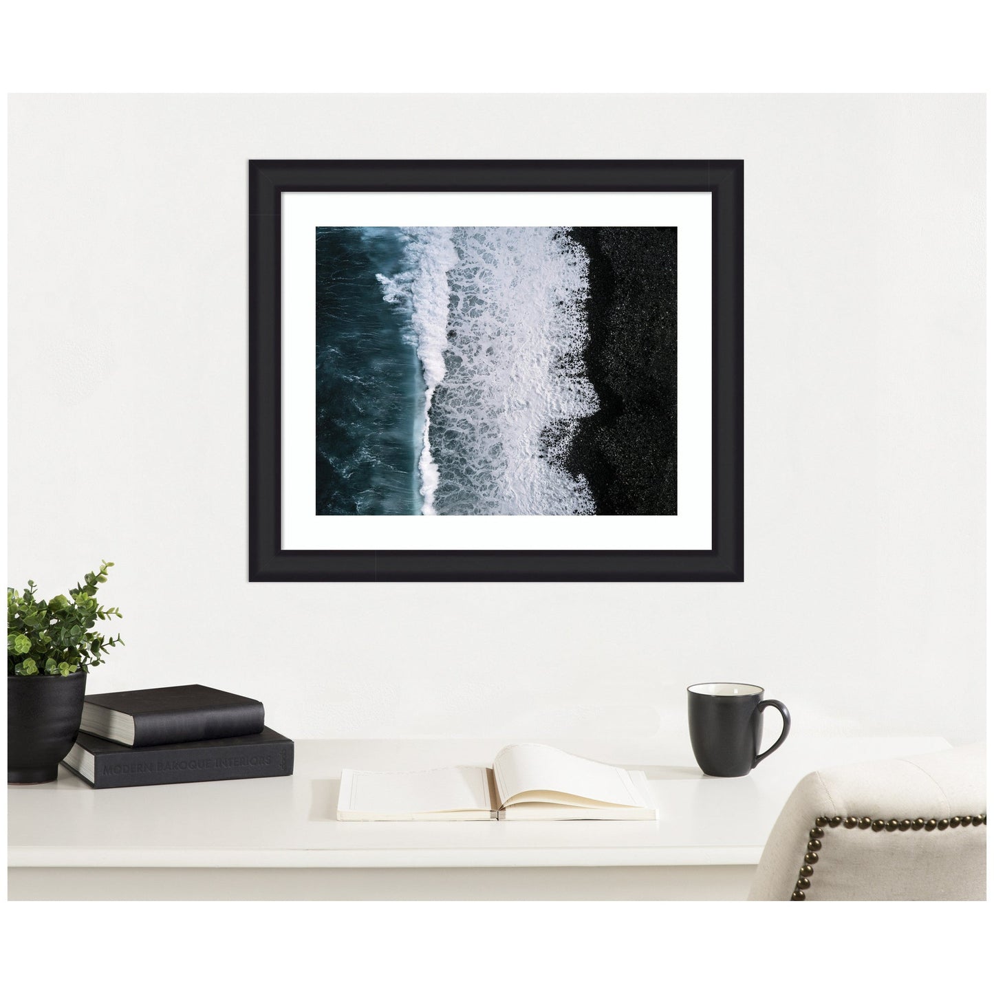 Limited Edition Ocean Waves on the Black Beach in Iceland by Michael Schauer