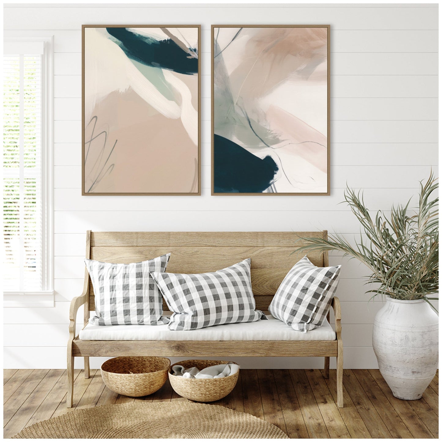 Marks No. 1 & No. 2 2 Piece Framed Canvas Wall Art Set by Amy Lighthall