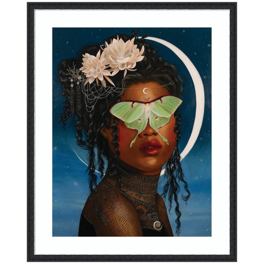 Luna Ascending by Charlotte Brindley Framed Wall Art Print