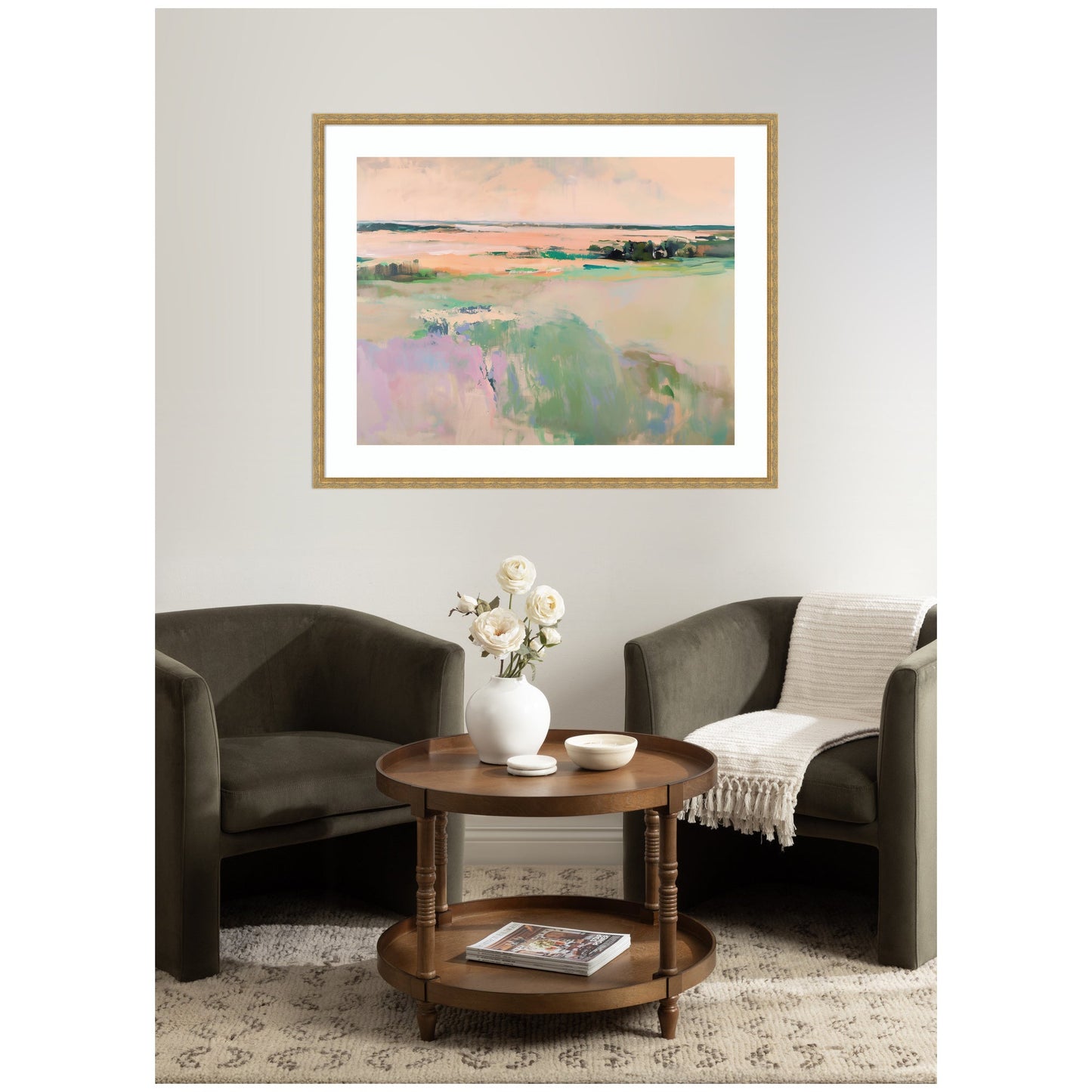 Framed Art Pastel Horizon III by Amy Lighthall