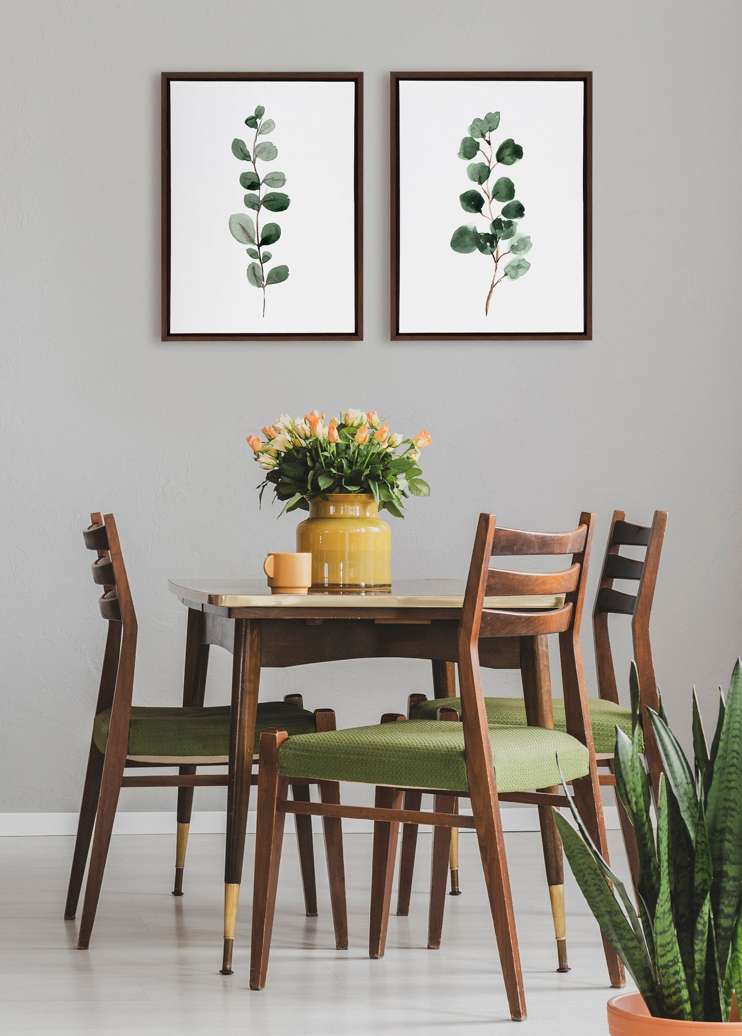 Eucalyptus Framed Canvas Set by Maja Mitrovic
