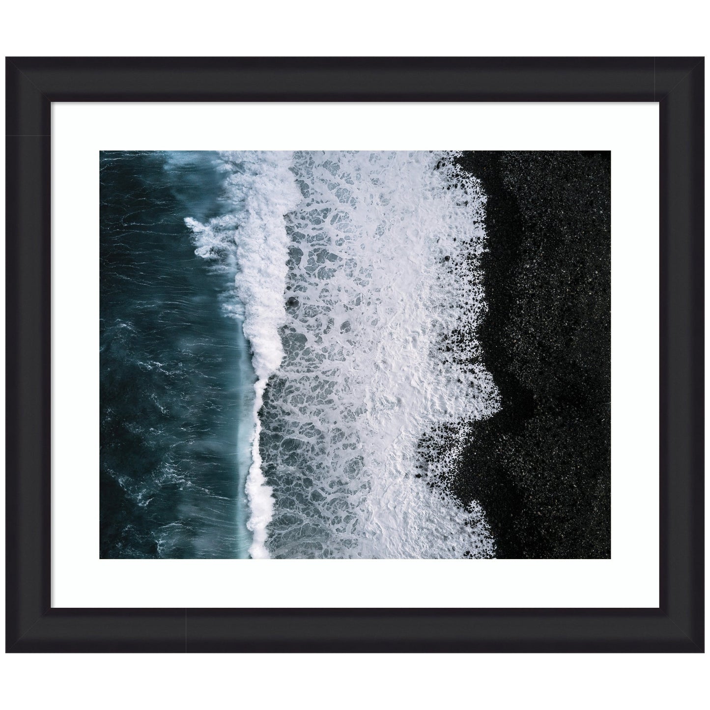 Limited Edition Ocean Waves on the Black Beach in Iceland by Michael Schauer