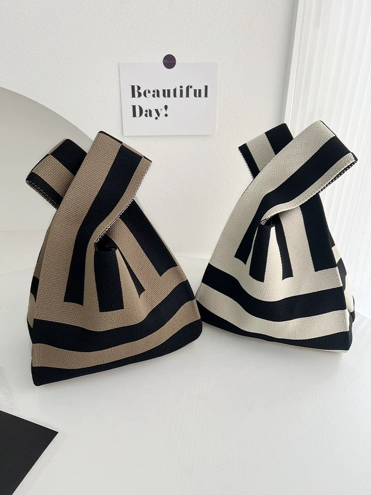 The 'Kika' Architectural Knit Tote
