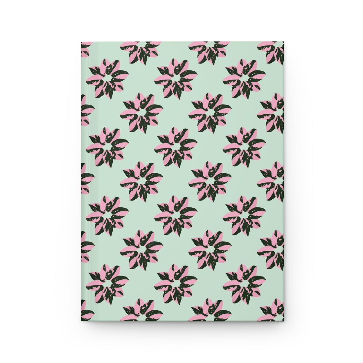 Pink Princess Philodendron Pattern Hardcover Journal