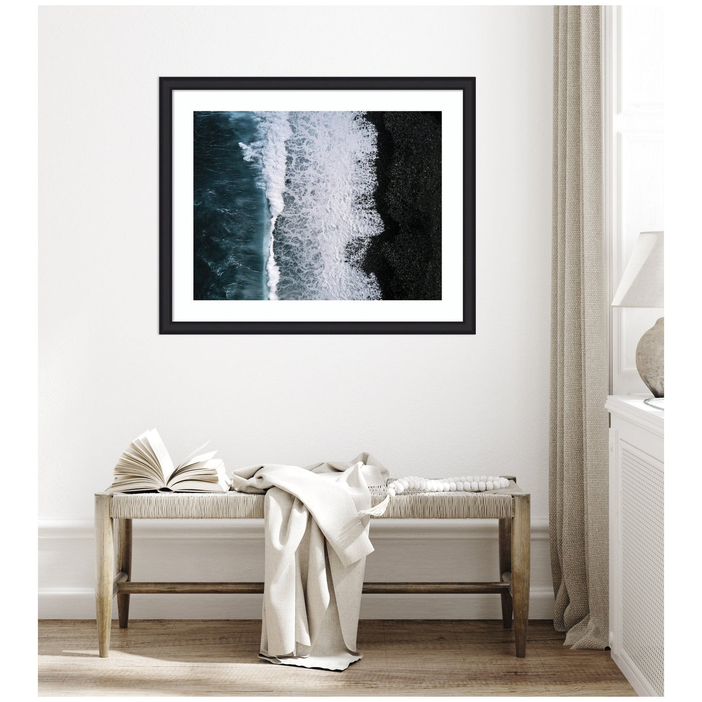 Limited Edition Ocean Waves on the Black Beach in Iceland by Michael Schauer