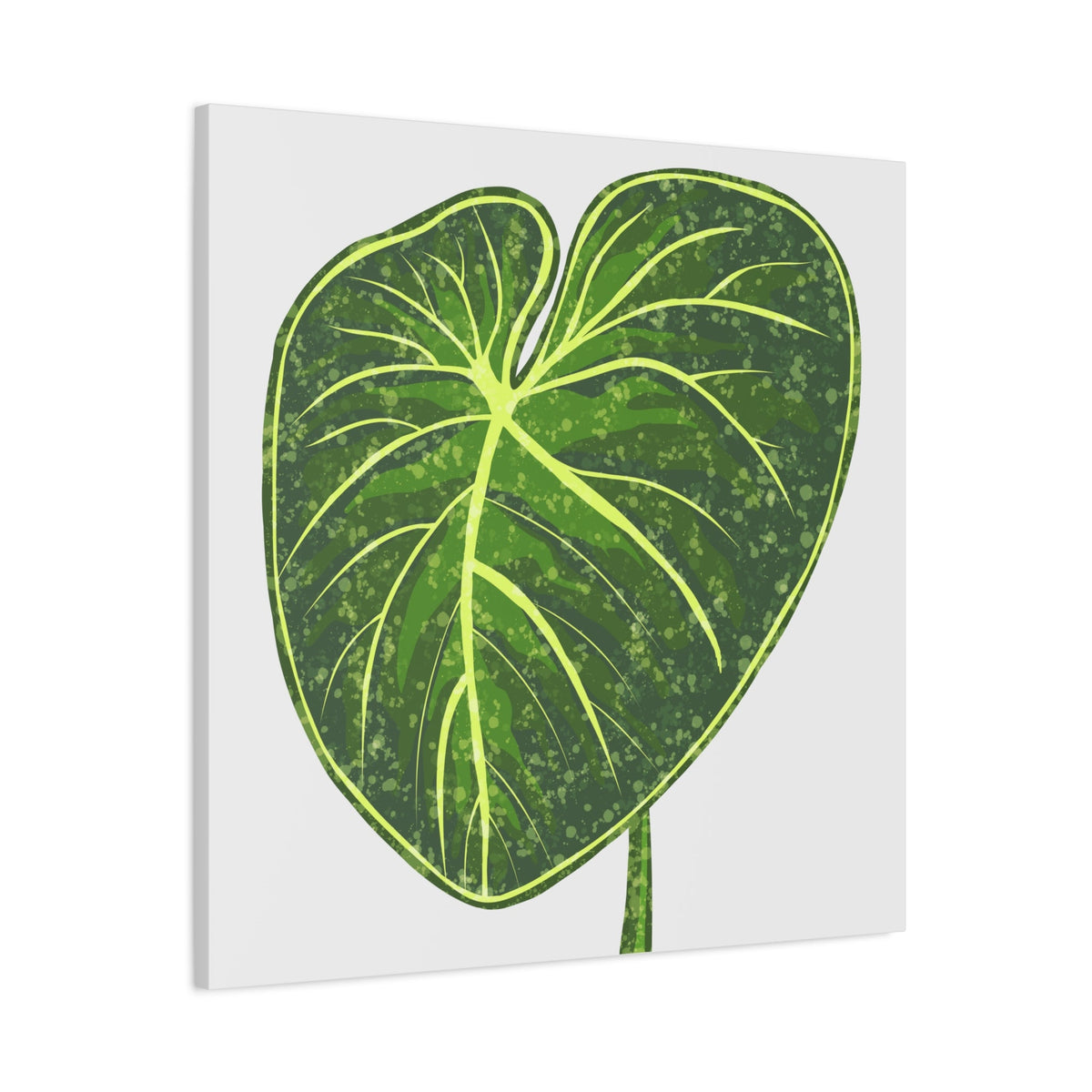 Philodendron Gloriosum Canvas Print – Botanical Wall Art