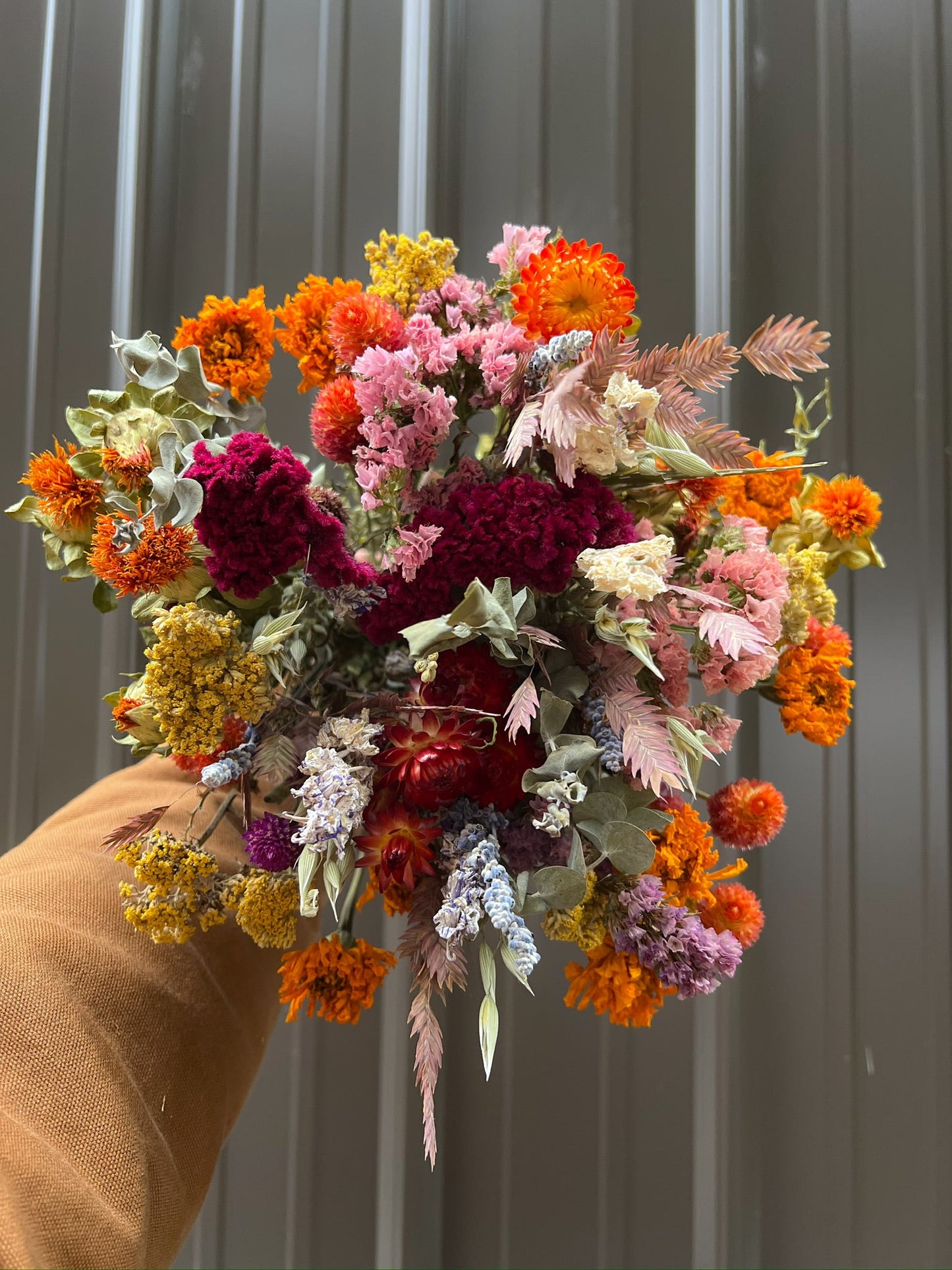 Dried Bouquet-Bright and Cheery