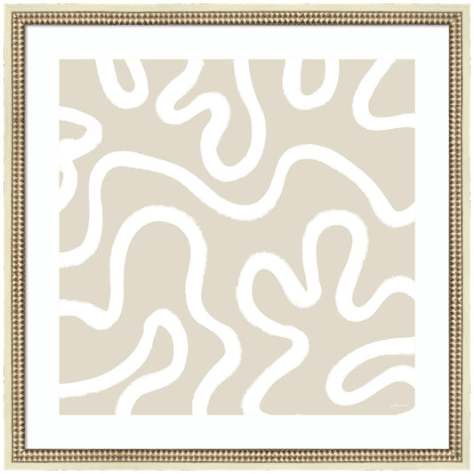 Organic Figures by Gabrielly Guedes Framed Wall Art Print