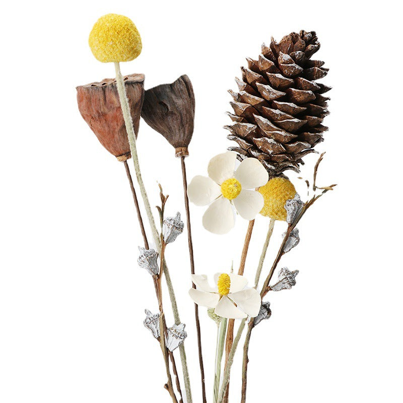 Golden Harvest Dried Wheat Stems - 100pc Natural Sun-Dried Bouquet for Rustic Home & Wedding Decor