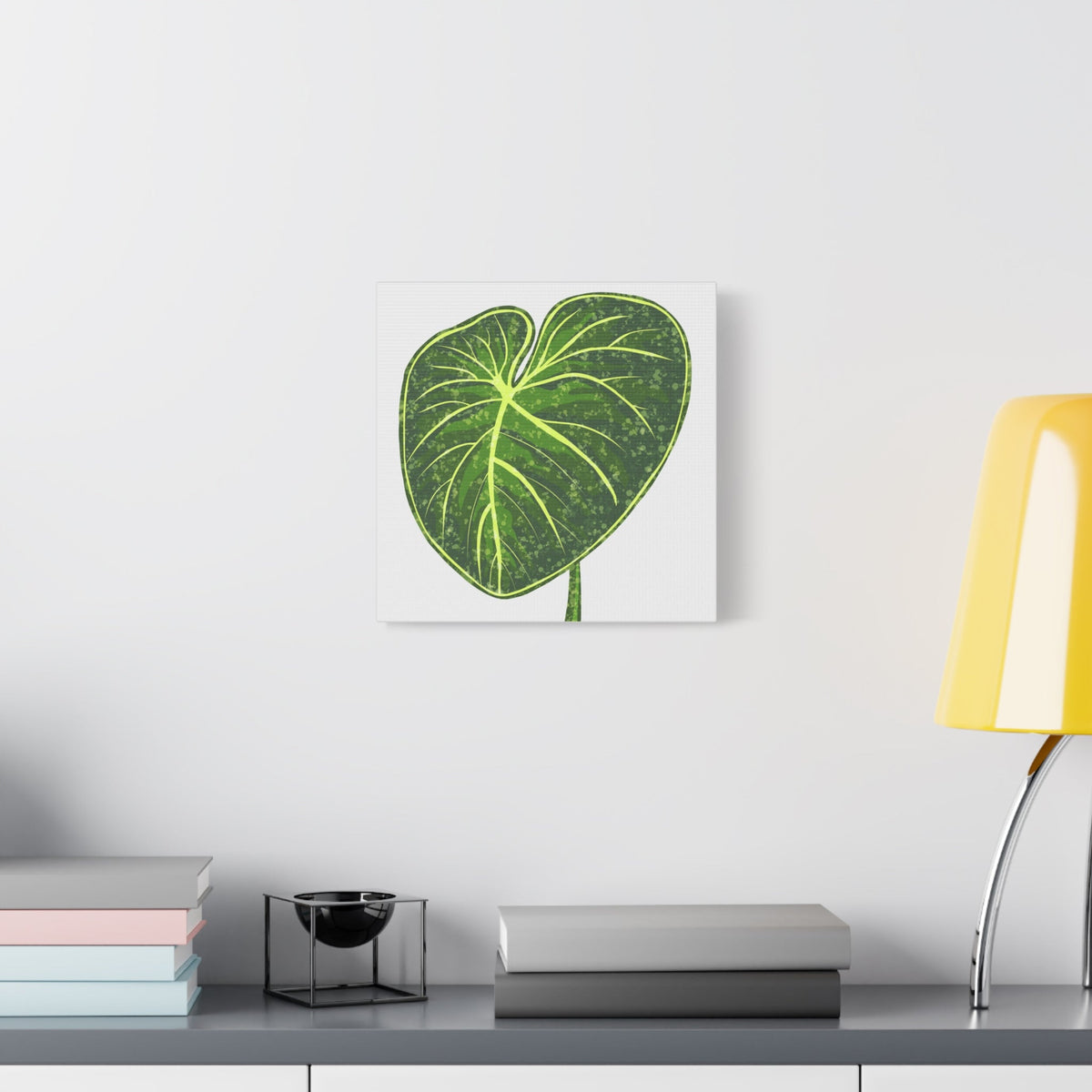 Philodendron Gloriosum Canvas Print – Botanical Wall Art
