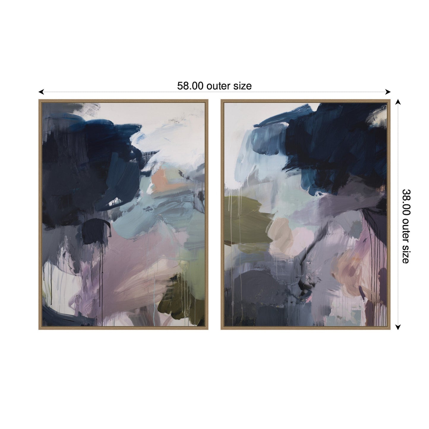 Under the Sky No. 1 & No. 2 2 Piece Framed Canvas Wall Art Set by Amy Lighthall
