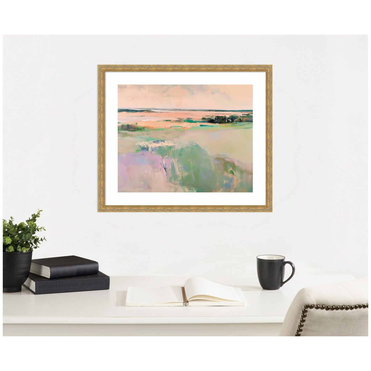 Framed Art Pastel Horizon III by Amy Lighthall