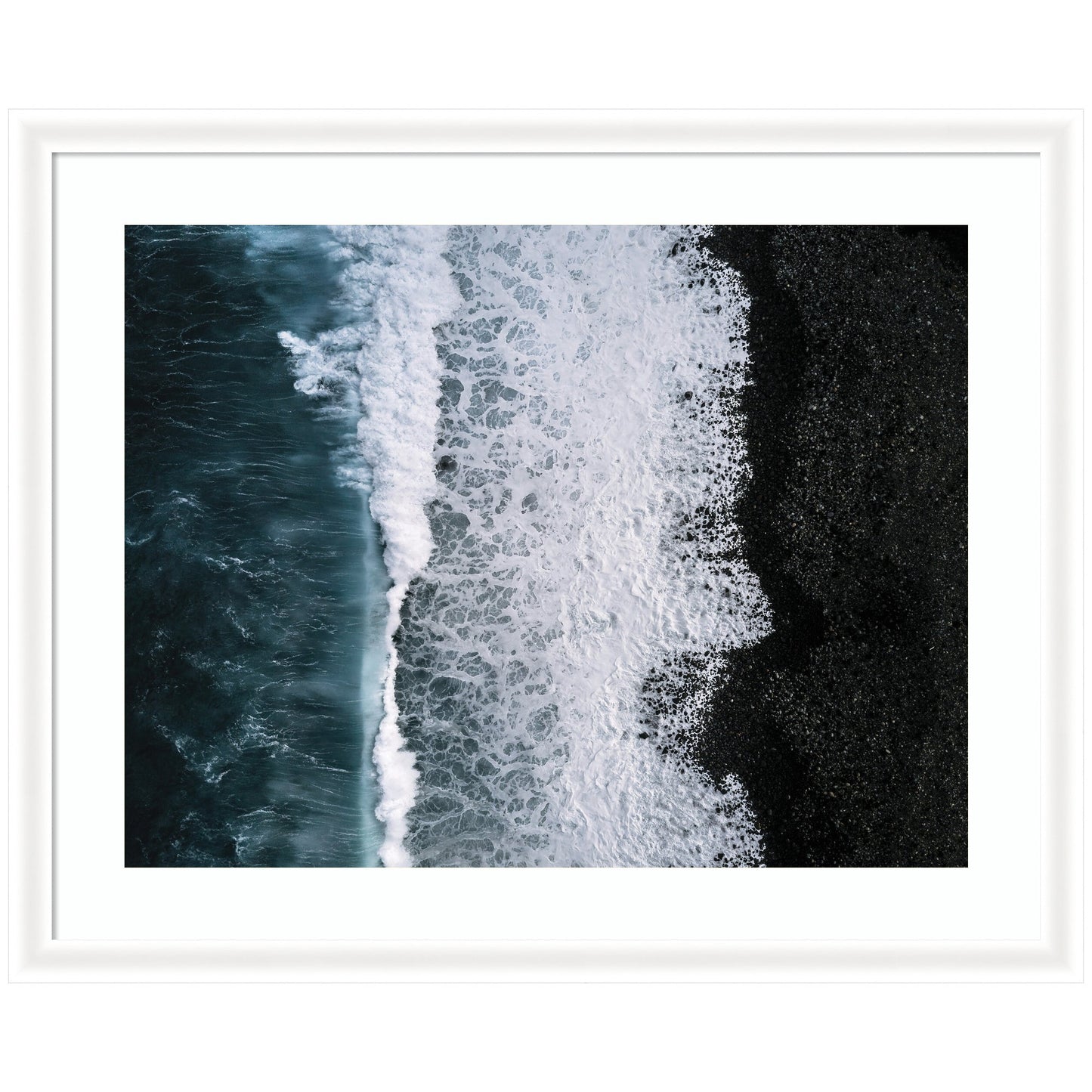 Limited Edition Ocean Waves on the Black Beach in Iceland by Michael Schauer