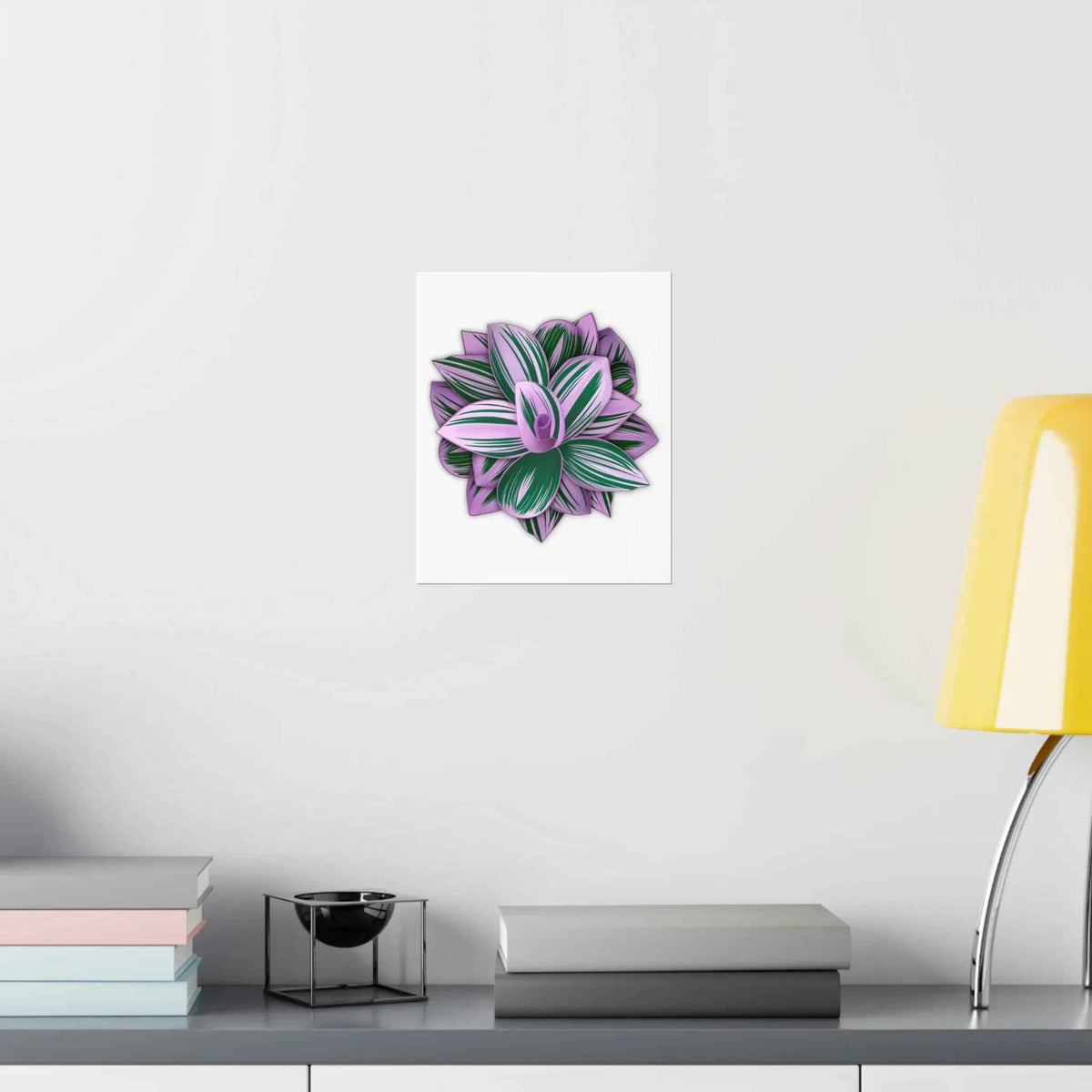 Tradescantia Nanouk Botanical Print – Unframed Wall Art