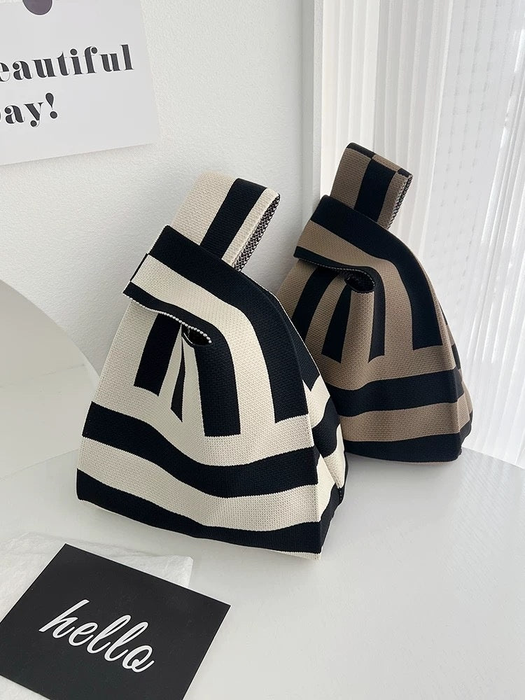 The 'Kika' Architectural Knit Tote