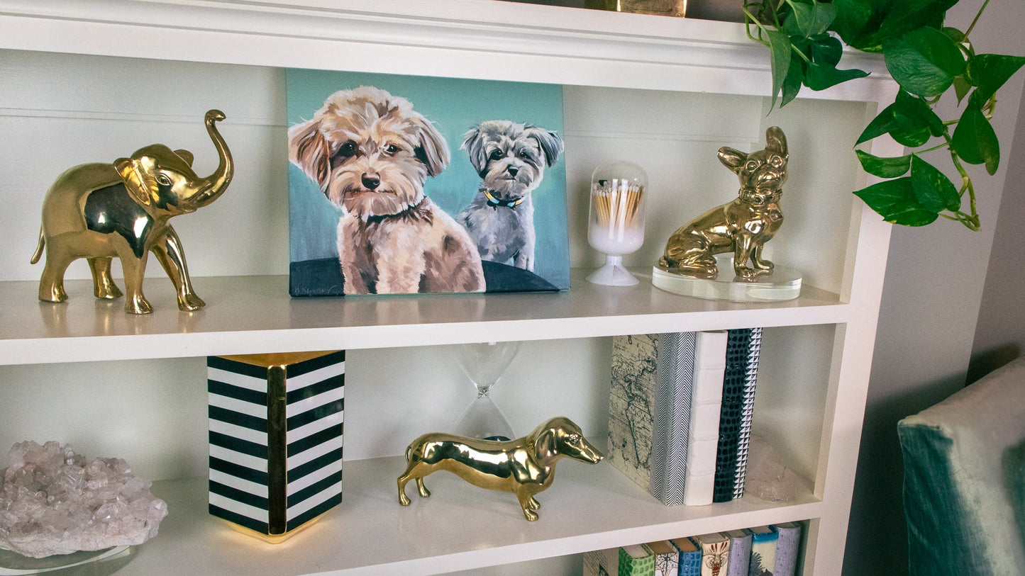 Limited Edition Dachshund Sculpture in Brass