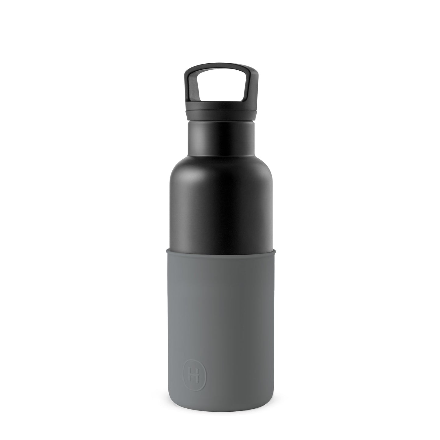 Black-Metallic Grey 16 Oz