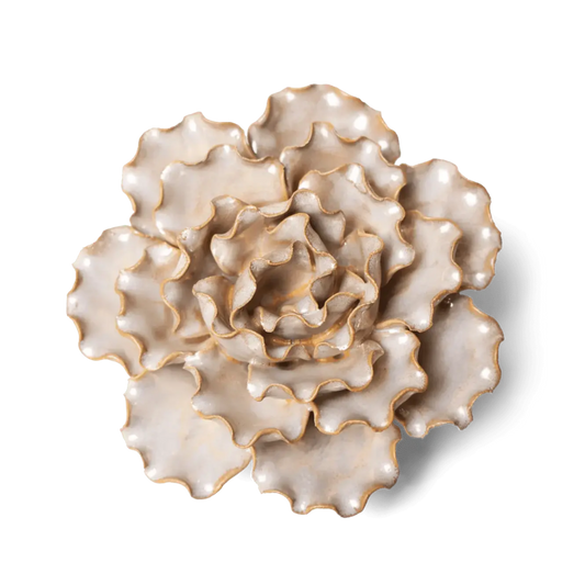 Ceramic Flower Wall Art Lettuce Pearl 6: Sea Lettuce Large Pearl