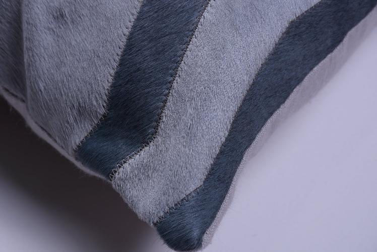 Hide Herringbone Pillow