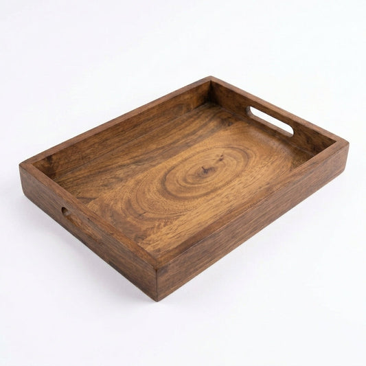 House of Avana Rectangular Mango Wood Serving Tray Medium