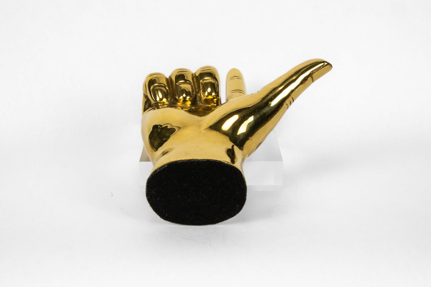 Limited Edition Pony Ears or Mustang Ears Hand Sign Sculpture in Brass