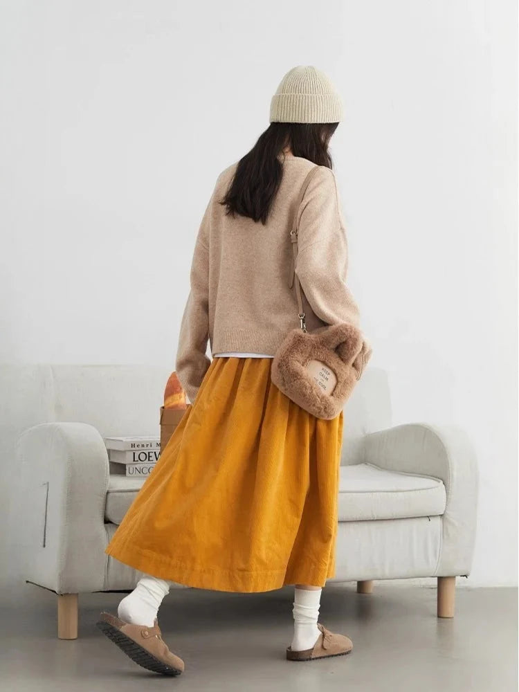 Women’s Cartoon Cat Knit Sweater Loose Casual Autumn Pullover
