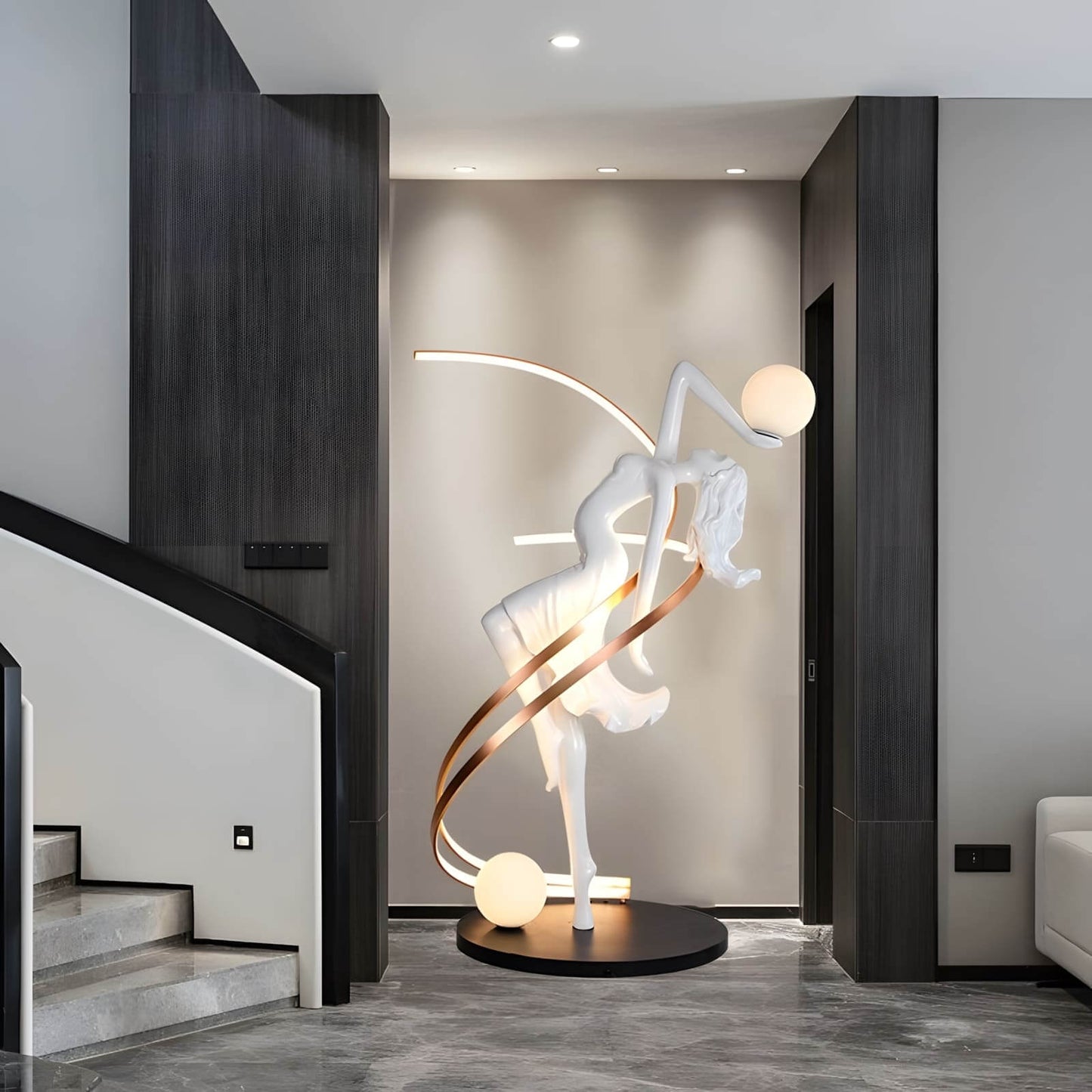 Seralya Sculpture Floor Lamp