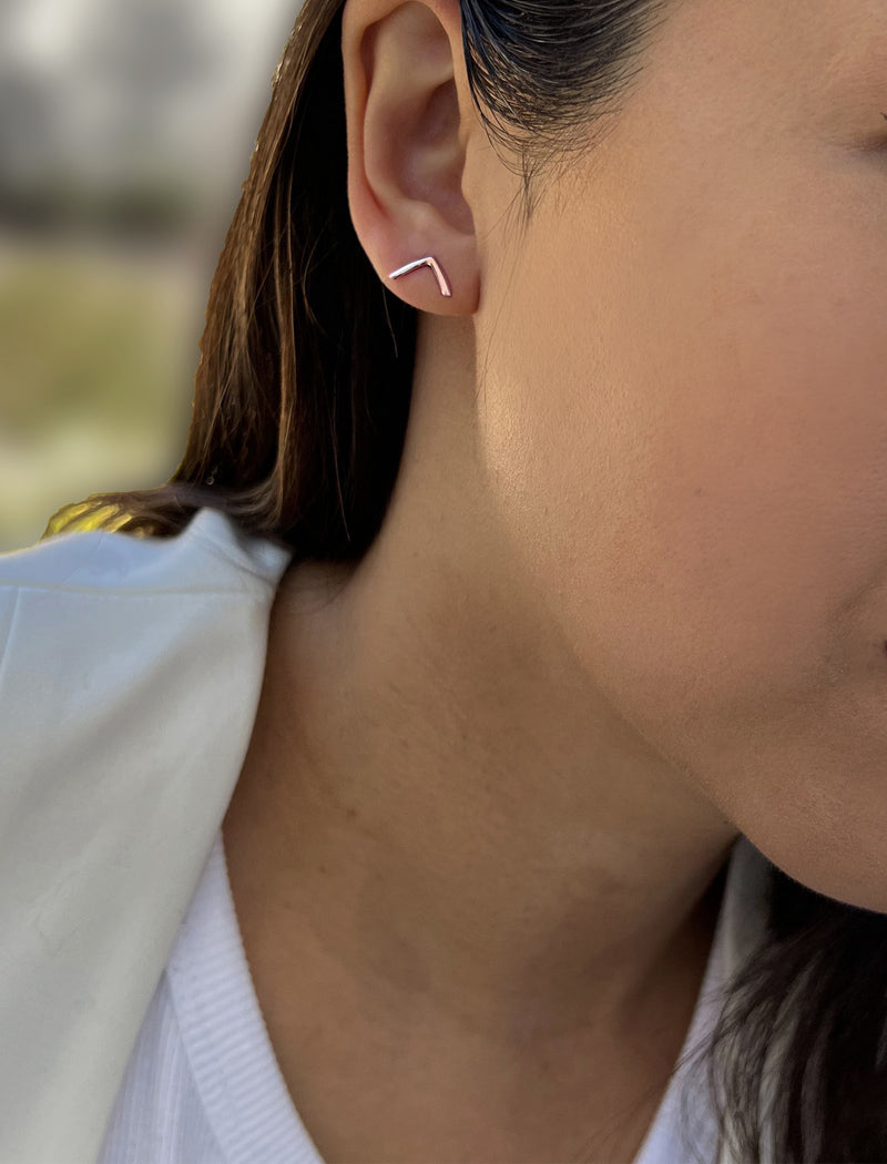 TRILL 2-Way Earring Jackets | 18K Rose Gold Plated Sterling Silver