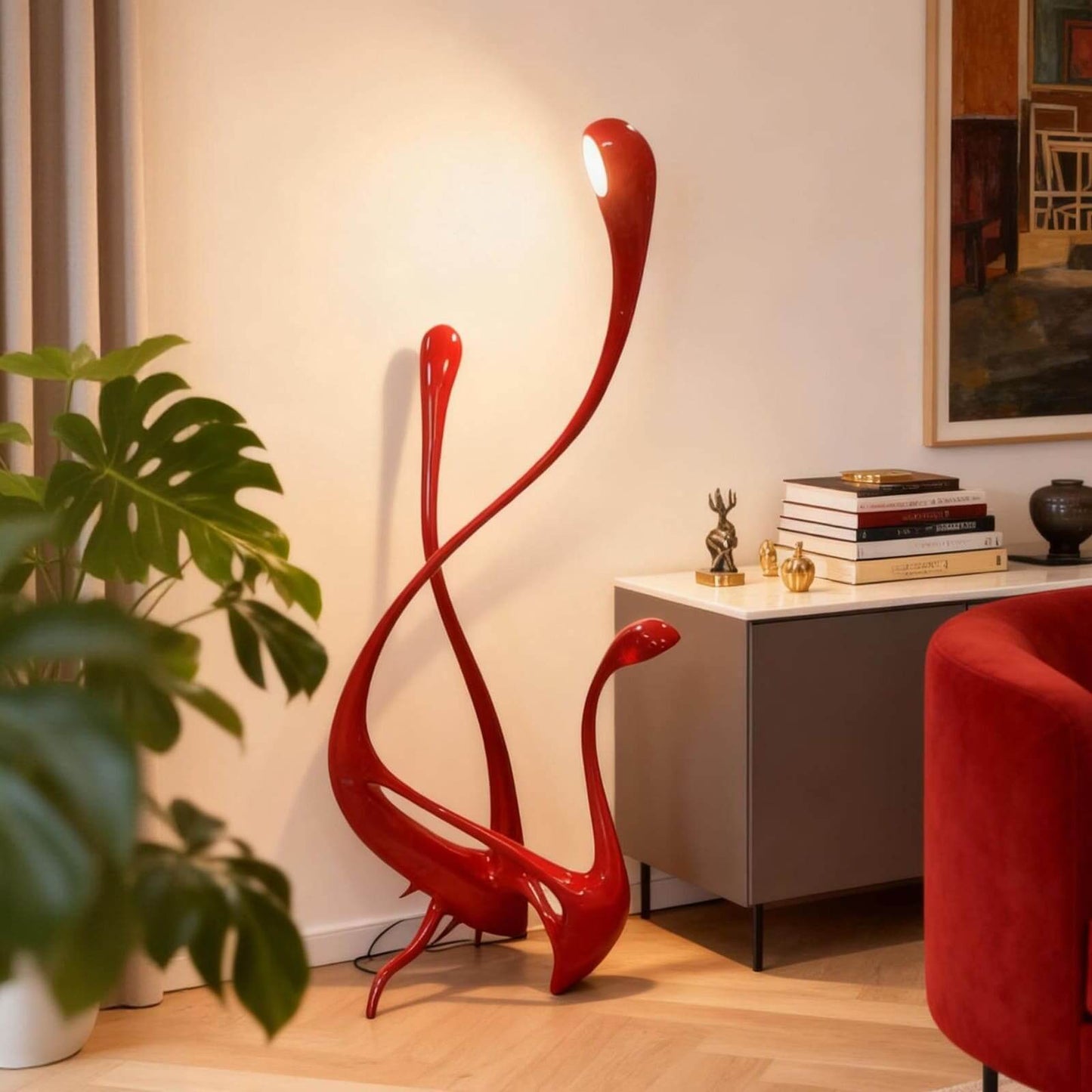 Yavrixa Sculpture Floor Lamp