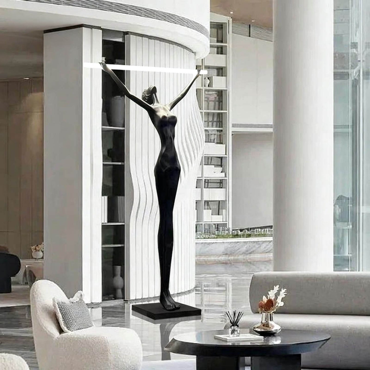 Yuvita Sculpture Floor Lamp