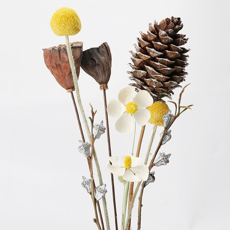 Golden Harvest Dried Wheat Stems - 100pc Natural Sun-Dried Bouquet for Rustic Home & Wedding Decor