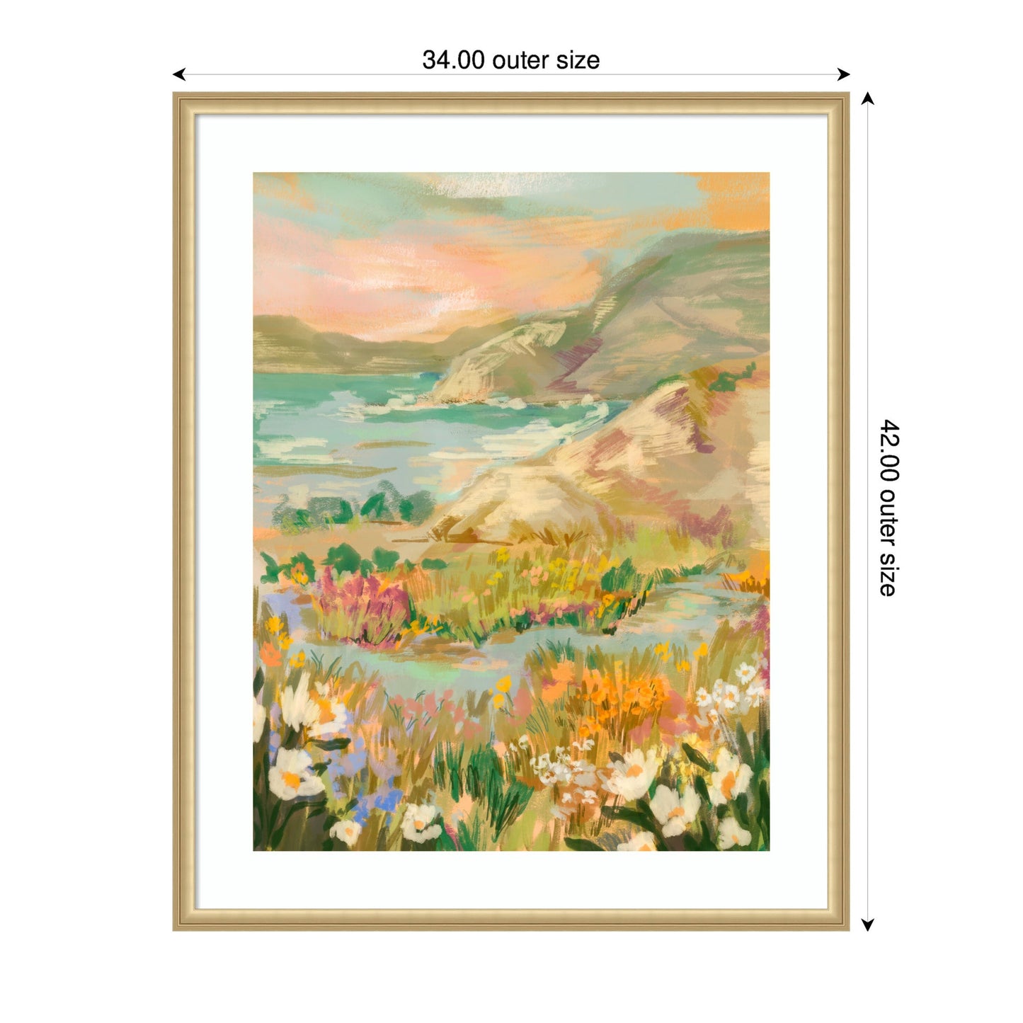 Framed Art Landscape 4 by Annie Quigley